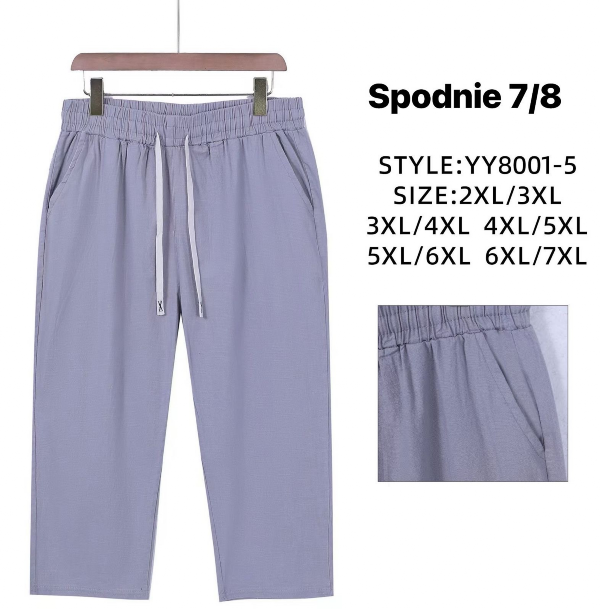 Spodnie damskie 7/8 Roz 3XL-7XL, Mix Kolor Paczka 10 szt